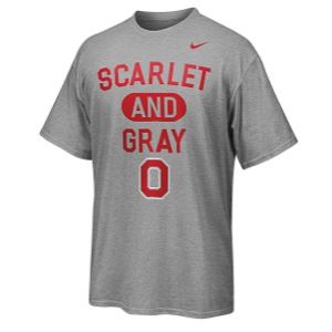Nike College Dri FIT Legend T Shirt   Mens   Basketball   Clothing   Ohio State Buckeyes   Dark Grey Heather