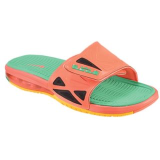Nike Air LeBron 2 Slide Elite   Mens   Casual   Shoes   Bright Mango/Gamma Green/Laser Orange