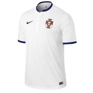 Nike Away Stadium Shortsleeve Jersey   Mens   Soccer   Clothing   Portugal   Football White/Deep Royal Blue