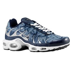 Nike Air Max Plus   Mens   Running   Shoes   Blue Shadow/Metallic Silver/Midnight Navy