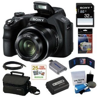 Sony Cyber shot DSC HX200V 18.2MP Exmor R CMOS Digital Camera with 30x Optica Digital Slr Camera Bundles  Camera & Photo