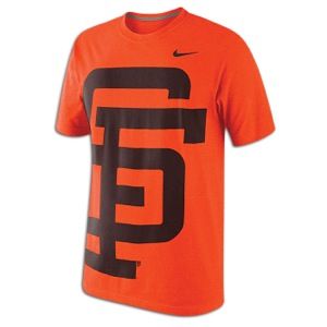 Nike MLB Big Coop Logo T Shirt   Mens   Baseball   Clothing   San Francisco Giants   Orange Heather