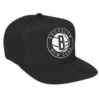 Mitchell & Ness NBA XL Logo Snapback   Mens   Basketball   Accessories   Brooklyn Nets   Black