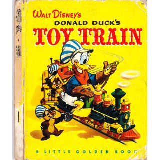Walt Disney's Donald Duck's Toy Train (A Little Golden Book D18) Jane Werner Books