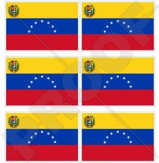 VENEZUELA Former State Flag (7 star) Venezuelan. SOUTH AMERICA 40mm (1, 6") Mobile Cell Phone Vinyl Mini Stickers, Decals x6  Other Products  