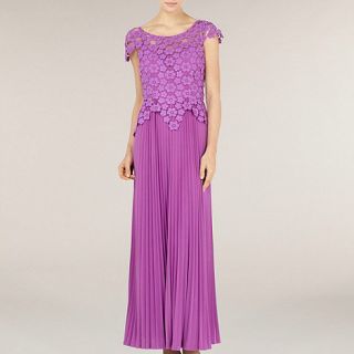 Alexon Violet Lace Maxi Dress