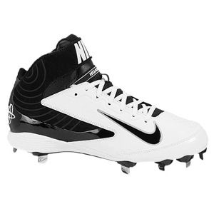 Nike Huarache Strike Mid Metal   Mens   Baseball   Shoes   White/Black