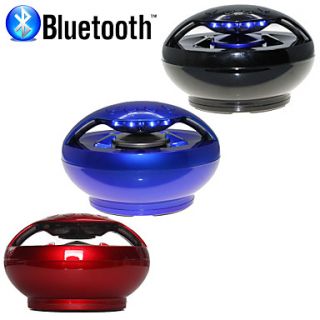 Classic Hands free Bluetooth Wireless Sphere Speaker Works with TF //Mp4/ iPhone/Laptop/Tablet PC(Black)