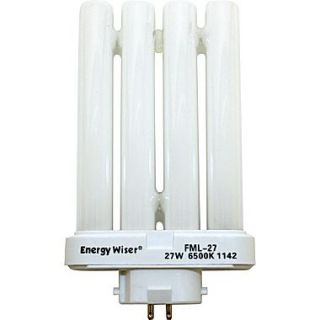 27 Watt Bulbrite Double Twin Tube CFL Bulbs, Daylight White, 2/Pack