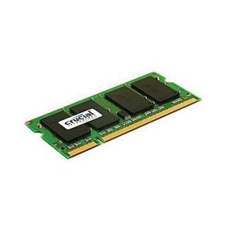 Crucial 2GB (2 x 1GB) DDR2 (200 Pin SO DIMM) DDR2 667 (PC2 5300) Notebook Memory Module