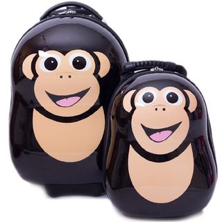 Cuties   Pals Childrens Cheeki Chimp Hardside Luggage Set