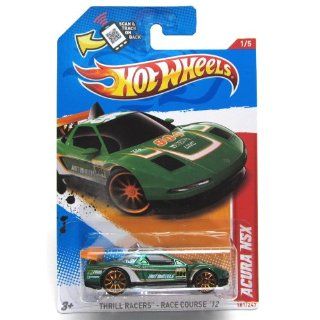2012 Hot Wheels Thrill Racers   Racecourse Acura NSX Green #181/247 Toys & Games