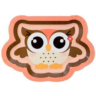 Owl Girl   Look Whooo's Having A Baby   Baby Shower Dinner Plates   8 ct Toys & Games