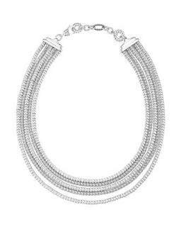 Classic Chain Silver Five Strand Necklace   John Hardy   Silver