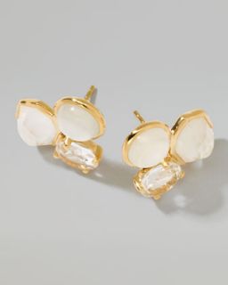 18k Gold Rock Candy Gelato 3 Stone Stud Earrings   Ippolita   Gold (18k )