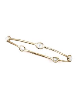 Small Mother of Pearl Bangle   Ippolita   Gold