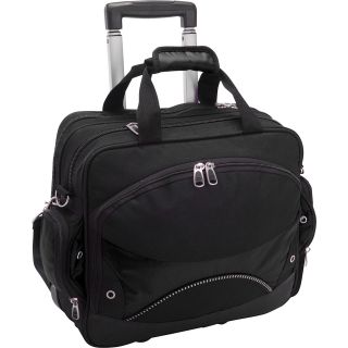 Travelers Choice Techno Rolling Computer Briefcase
