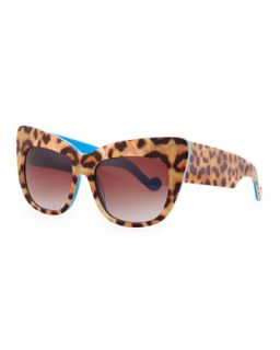 Alice Goes to Cannes Leopard Print Sunglasses   Anna Karin Karlsson   Leopard