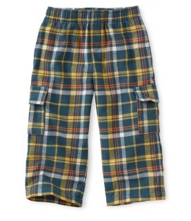 Infants And Toddlers Flannel Cargo Pants Toddler