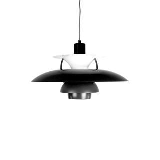 Hudson 1 light Black Pendant Lamp