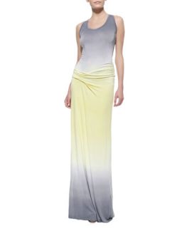 Womens Hamptons Ombre Jersey Maxi Dress   Young Fabulous and Broke   Lemon
