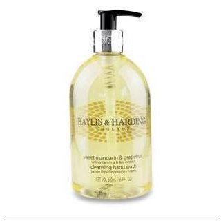 Baylis & Harding French Lavender Cleansing Hand Wash (500ml)  Bayliss Harding French Lavender Soap  Beauty