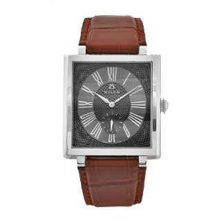 Milus Women's HER001 Herios Brown Leather Strap Roman Numerals Dial Watch Watches