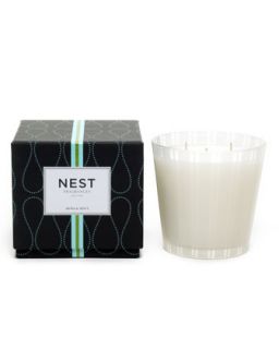 3 Wick Candle   Moss & Mint   Nest   Green