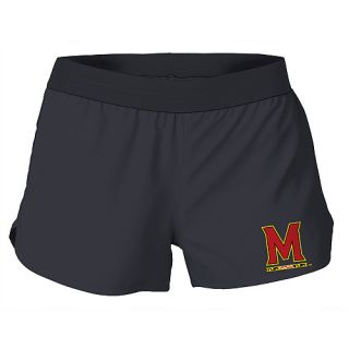 SOFFE Womens Maryland Terrapins Woven Shorts   Size L, Black