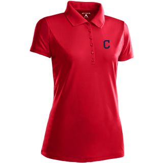 Antigua Cleveland Indians Womens Pique Xtra Lite Polo   Size XL/Extra Large,
