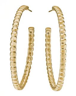 Bedeg 18k Gold Medium Hoop Earrings   John Hardy   Gold (18k )
