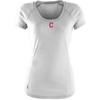 Antigua Cleveland Indians Womens Pep Shirt   Size Small, White (ANT INDNS W