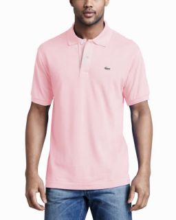 Mens Classic Pique Polo, Light Pink   Lacoste   Light pink (X SMALL/3)
