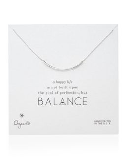 Balance Tube Bar Necklace, Sterling Silver   Dogeared   Silver