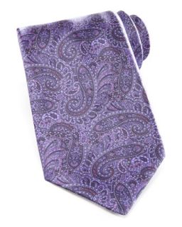 Mens Paisley Tie, Purple   Stefano Ricci   Lilac