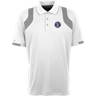 Antigua San Diego Padres Mens Fusion Short Sleeve Polo   Size Large,