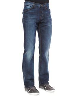 Mens Weber Button Flap Pocket Jeans, Legend   Hudson Jeans   Dark blue (36)
