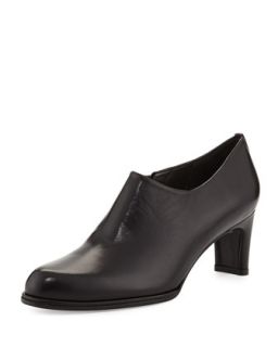Cover Leather Bootie, Black (Made to Order)   Stuart Weitzman   Black (37.0B/7.