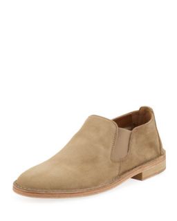 Mia Flat Suede Slip On, Taupe   Vince   Lt taupe (38.0B/8.0B)