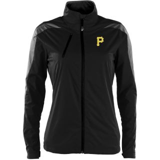 Antigua Pittsburgh Pirates Womens Discover Jacket   Size Medium, Bla/smk (ANT