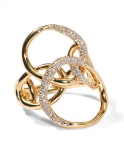 Drizzle Gold Diamond Petal Ring   Ippolita   Gold (7)