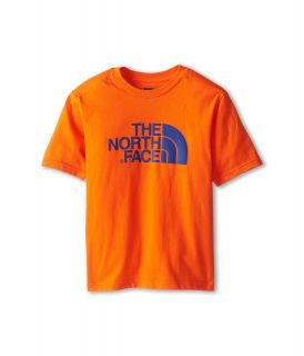 The North Face Kids S/S Half Dome Tee Boys T Shirt (Orange)
