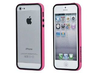 Monoprice PC+TPU Edge Bumper for iPhone 5, Pink Cell Phones & Accessories