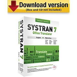 SYSTRAN 7 Office Translator, English/World Pack for Windows (1   User) 