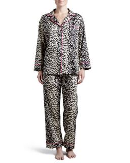 Womens Leopard Print Pajamas   Bedhead   Leopard(brn/Tan) (X LARGE/14 16)