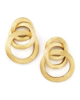 Jaipur Link Gold Large Twist Earrings   Marco Bicego   Gold (LARGE )