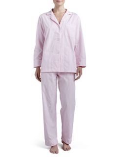 Womens Pinstripe Classic Pajamas, Pink   Bedhead   Pink (X SMALL/4 6)