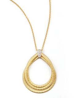 Diamond Cairo 18k Serpentine Pendant Necklace   Marco Bicego   (18k )