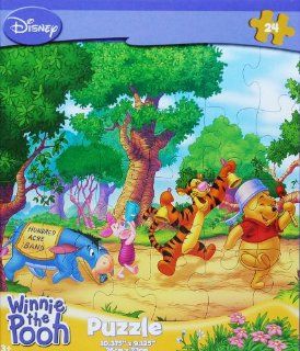 Disney Winnie the Pooh 24 Piece Jigsaw Puzzle (Hundred Acre Band) Toys & Games