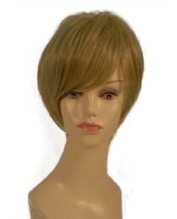 NEW fashion HOT sexy Short Blonde Straight Full wigs Hair wigs 8" 20CM  Hair Replacement Wigs  Beauty